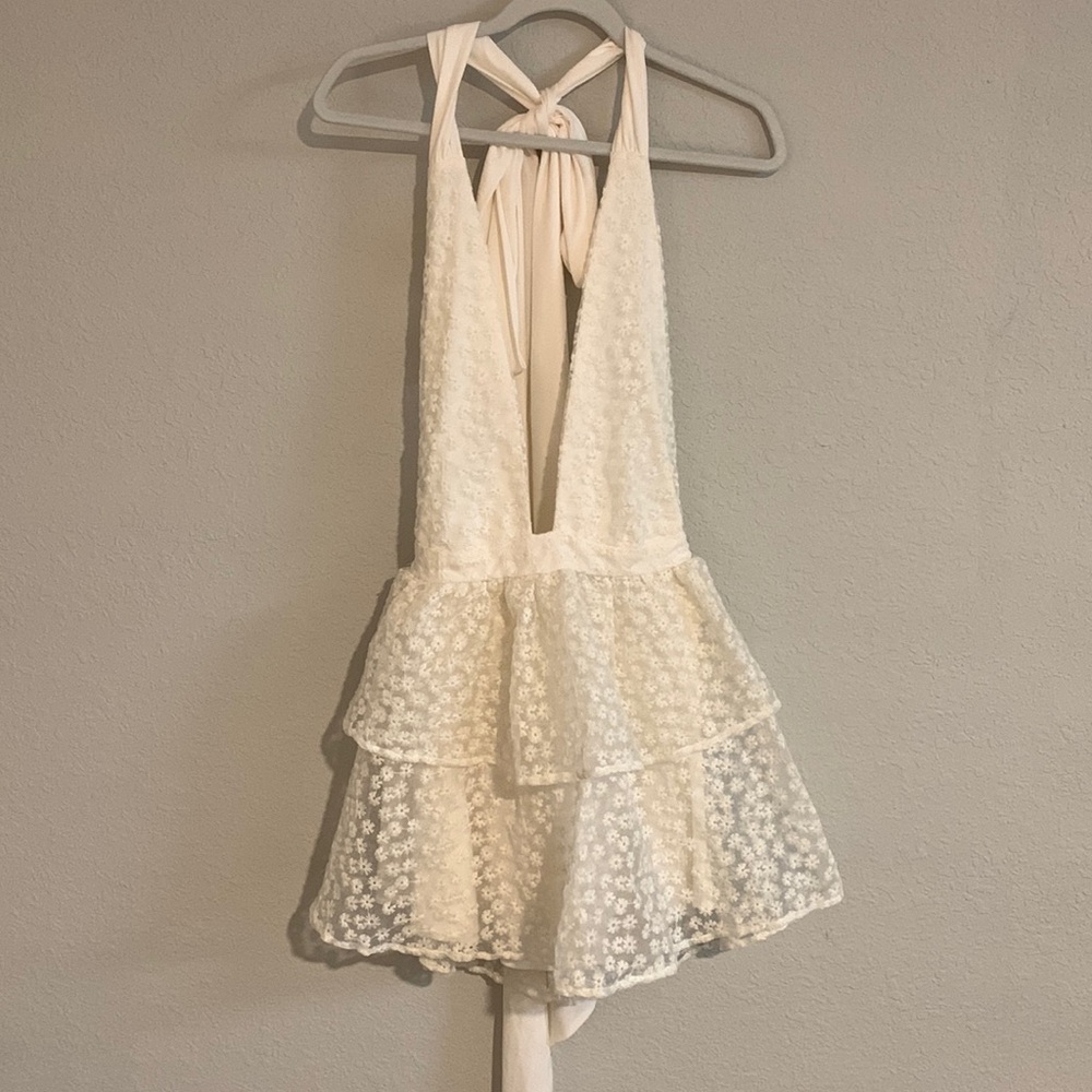 Lucy in the Sky Halter Mini Dress